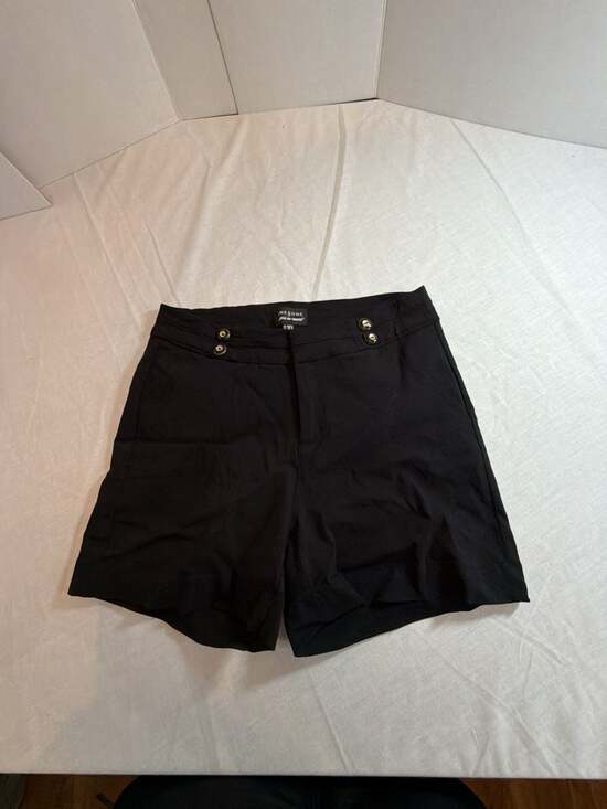 One5One Pants - One5One Miracle Ab-Shaper Black High-Waist Button-Accent Shorts Size 10